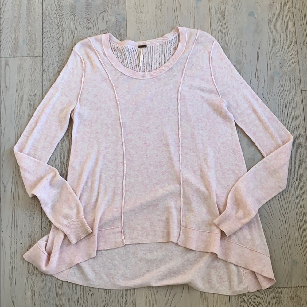 Free People Baby Pink Sweater